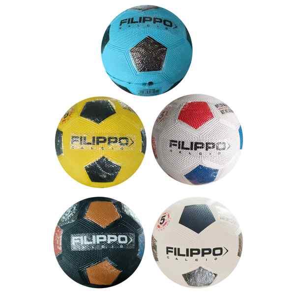 [JO5454ZZ] Pelota de fútbol de goma Nº5 Filippo, CAJAx50