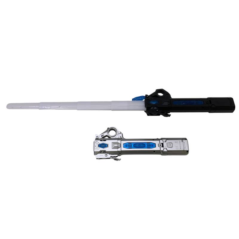 [JO5593] Espada retráctil con luz y sonido, 3AAA en bolsa, varios colores