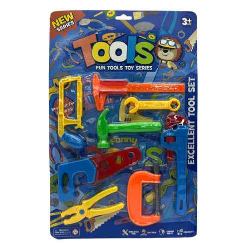 [JO5614] Herramientas 8 piezas, en blister
