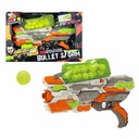 Pistola lanza pelotas, 30 pelotas soft, en caja