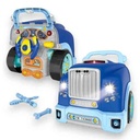 Motor con herramientas para desarmar, con volante, luz y sonido, 59 piezas