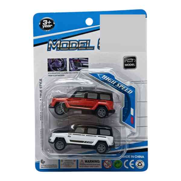[JO5672] Auto de colección, de plástico, x2, varios colores, en blister