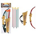 Arco y flechas x5 con carcaj, en bolsa