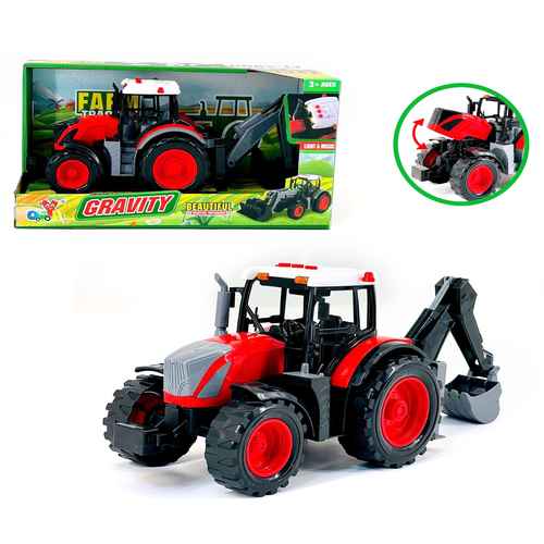 [JO5760] Tractor, con luz y sonido, en caja