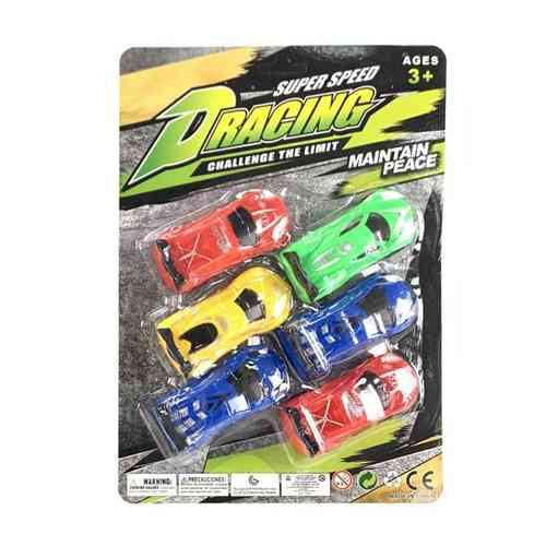 [JO5769] Auto de colección, de plástico, x6, en blister