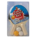Paletas de ping pong con 3 pelotas, en blister