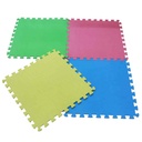 Alfombra de goma EVA x4, 4 colores