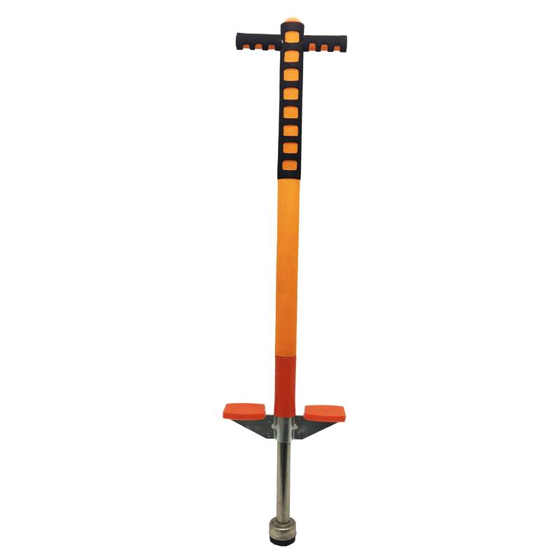 [JU2197] Pogo de metal, mangos forrados de goma EVA, en caja