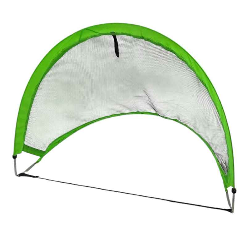 [JU2940] Arco de fútbol x2 metal y red, plegable, con pelota e inflador, en sobre