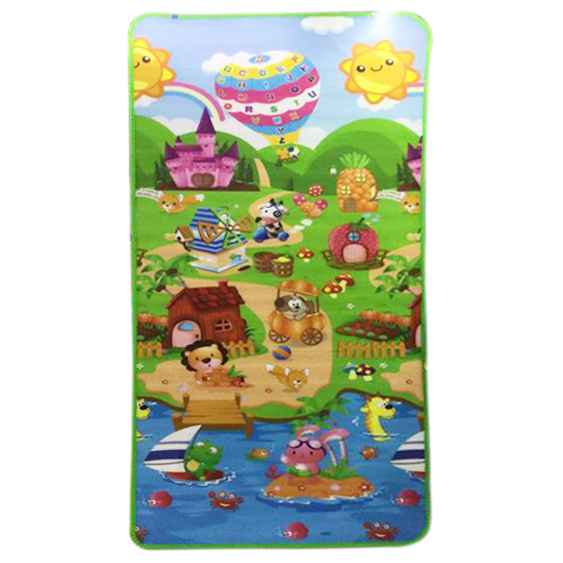 [JU3830] Alfombra de PVC grande, doble faz, varios diseños infantiles