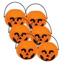 Balde halloween x6 calabaza chica, en bolsa