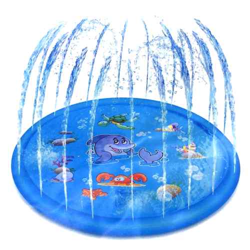 [JU5446] Inflable alfombra con aspersores 1 aro, en bolsa