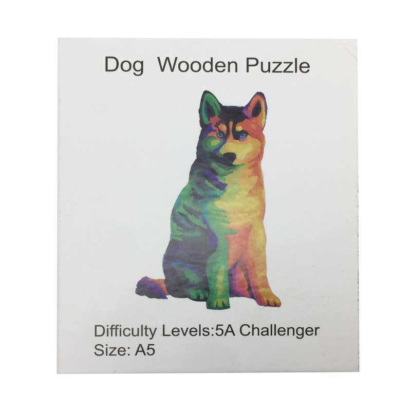 [JU5775] Puzzle de madera, piezas pequeñas, en caja, varios diseños