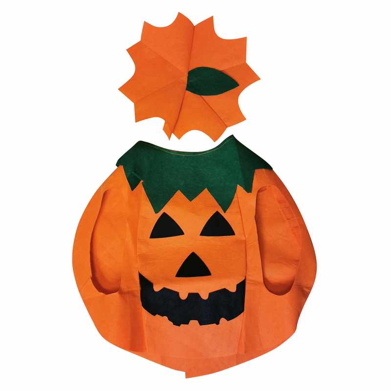 Disfraz calabaza 2 piezas, en bolsa