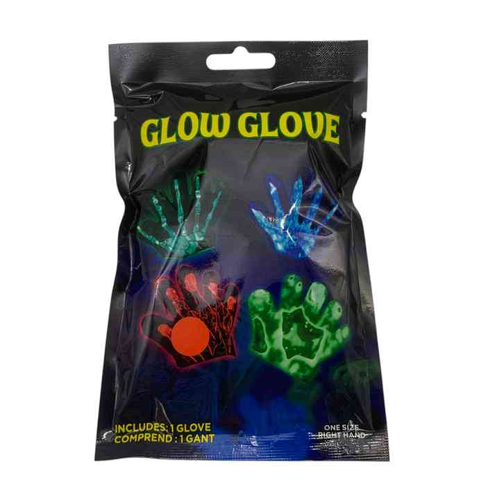 Guante luminoso, en bolsa