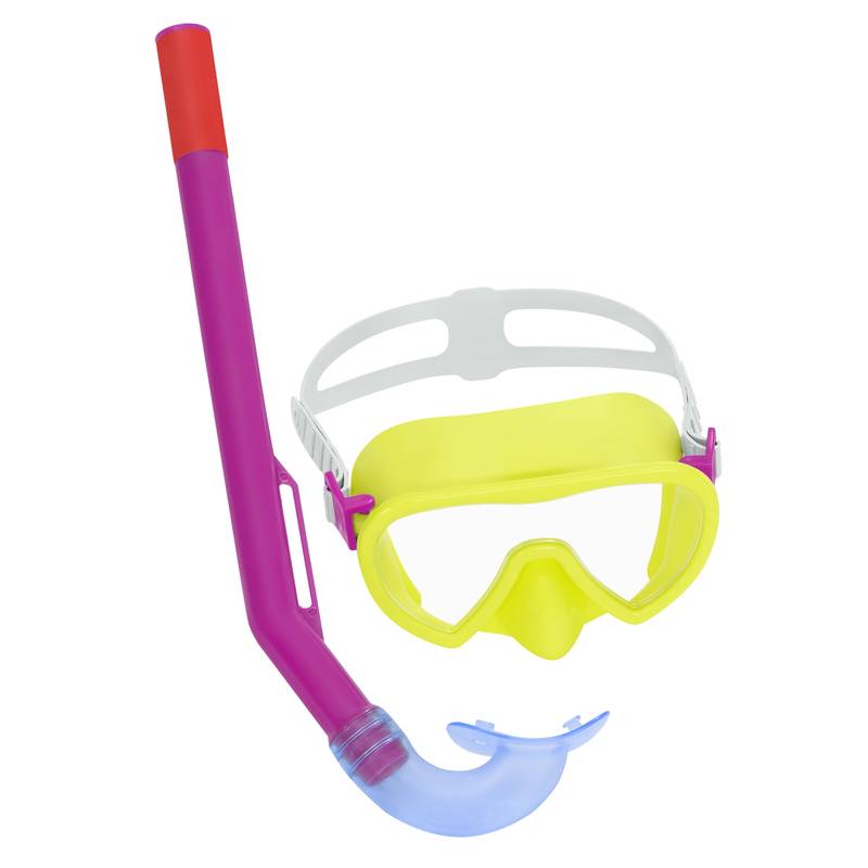 Snorkel y máscara para niños Bestway en bolsa, varios colores