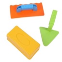 Juego de playa herramientas de construcción x3 en blister