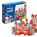 Bloques de madera, 200 piezas, XALINGO, en caja