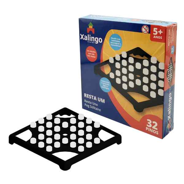 Juego de mesa, resta uno, XALINGO, en caja