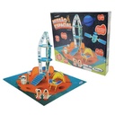 Puzzle 3D, madera, misión espacial 50 piezas, XALINGO, en caja