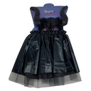 Disfraz pollera y tiara con cuernos, en bolsa