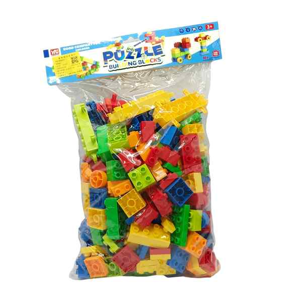 [JU6526] Bloques de plástico, 260 piezas, medianas en bolsa