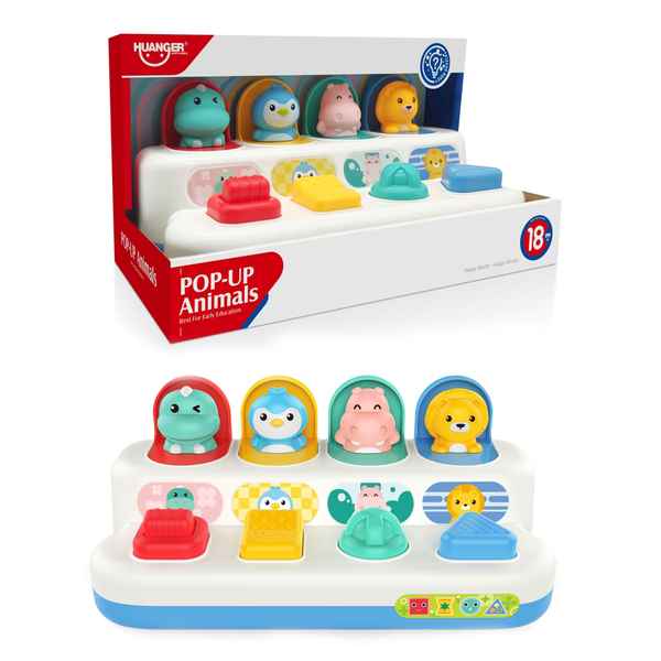 Didáctico animales pop up, HUANGER, en caja