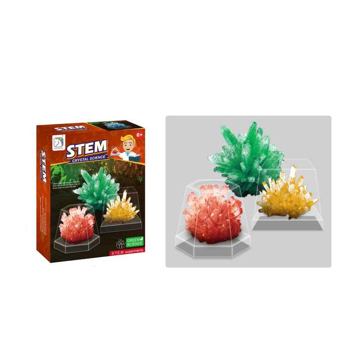Juego de ciencia cristales, en caja