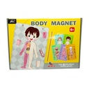 Puzzle magnético, 80 piezas, cuerpo humano, en caja