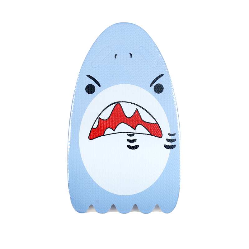 [JU6613] Tabla para natación de EVA, entrenamiento con agarraderas, diseño tiburón