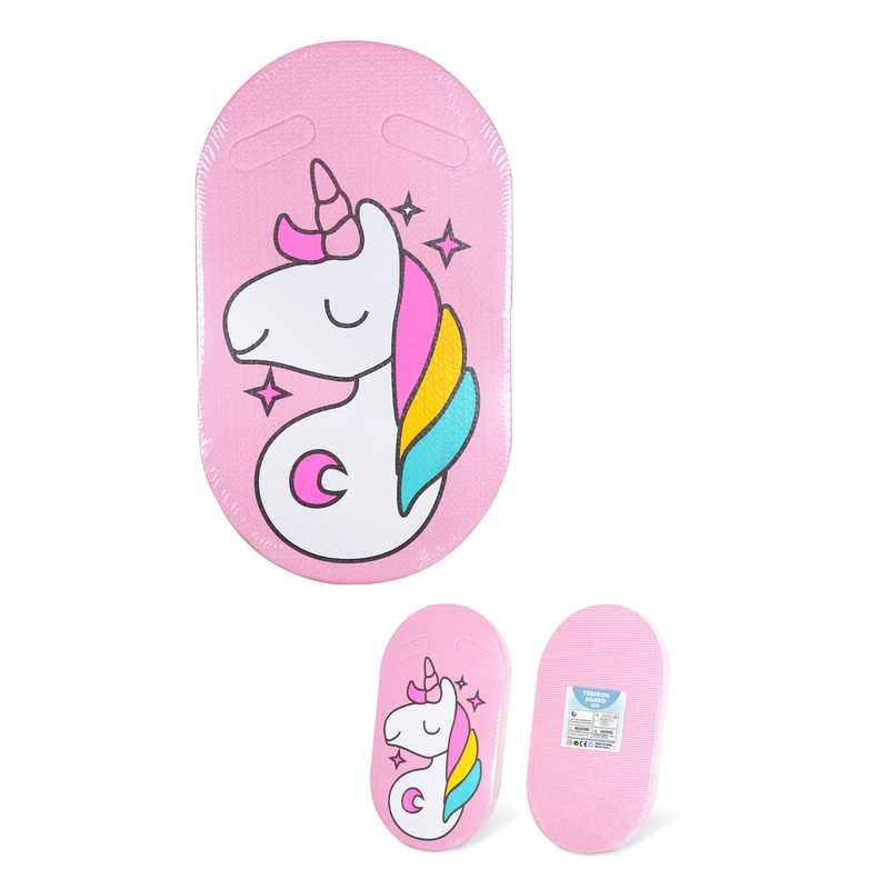 [JU6614] Tabla para natación de EVA, entrenamiento con agarraderas, diseño unicornio