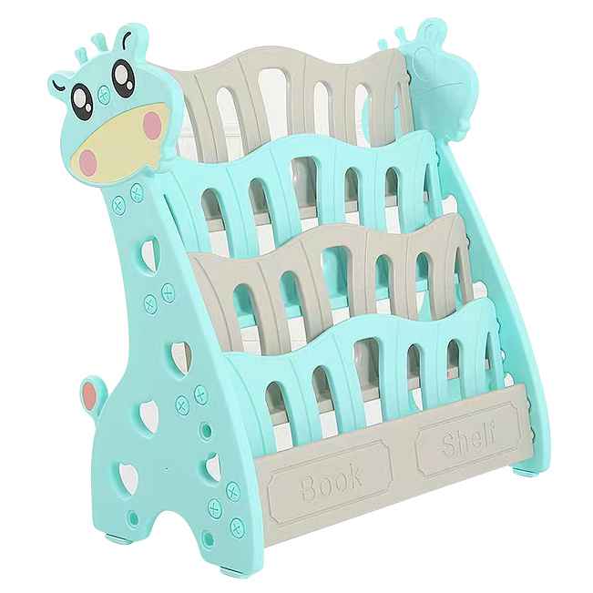 [JU6724] Estantería de plástico para libros en caja, 2 colores