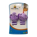 Sonajero peluche, pulsera cascabel x2, en cartón varios modelos