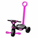 Triciclo de plástico con barra FUCSIA, XALINGO
