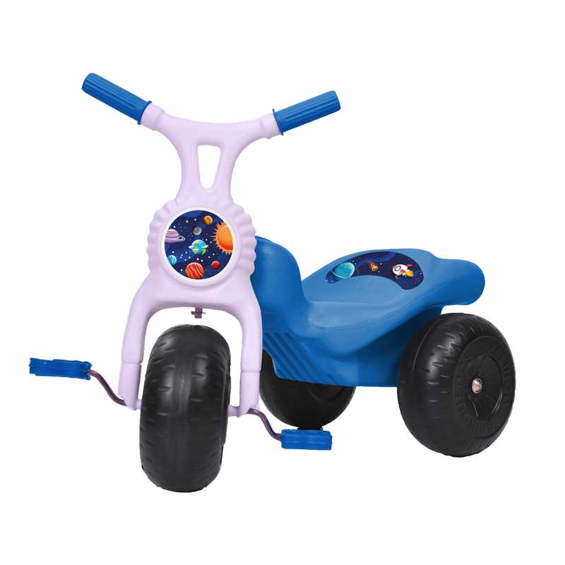 [JU6796] Triciclo de plástico espacial AZUL, XALINGO