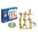 Juego de mesa, torre de equilibrio con ruleta, de madera XALINGO en caja