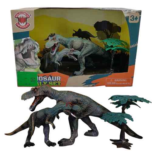 Dinosaurio de goma, surtidos x2 en caja