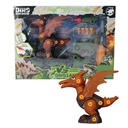 Dinosaurio de plástico, para armar, con destornillador, en caja