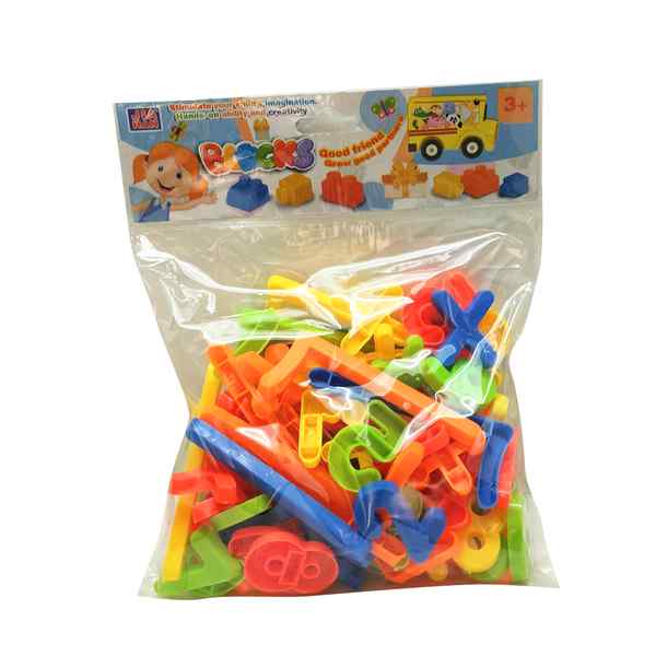Números de plástico 80 piezas, en bolsa