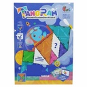 Juego de mesa, tangram, magnético, 16 piezas en caja