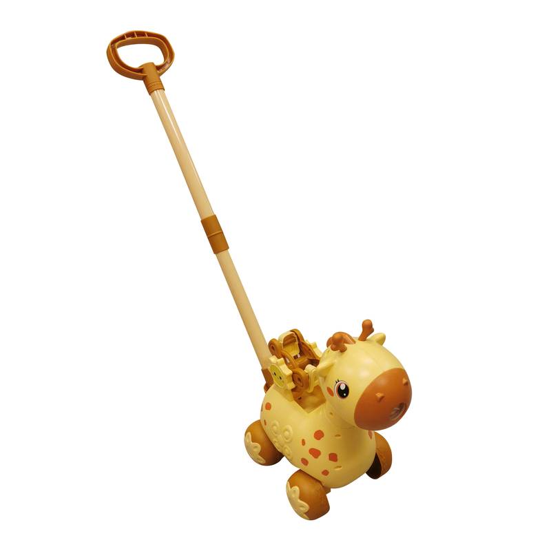 [JU6961] Pompero burbujero arrastre jirafa con luz y sonido, 3AA en caja