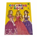 Libro para colorear con stickers princesas, en bolsa