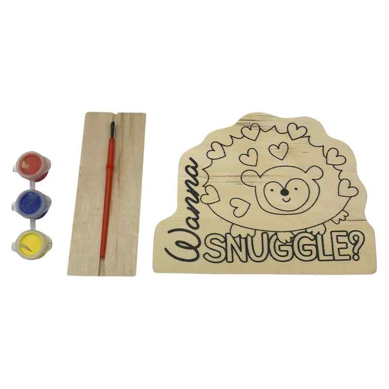 [JU7059] Didáctico de madera para pintar con acuarelas, en bolsa varios diseños