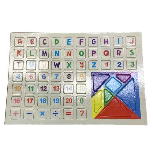 Letras y números magnéticos, en bolsa