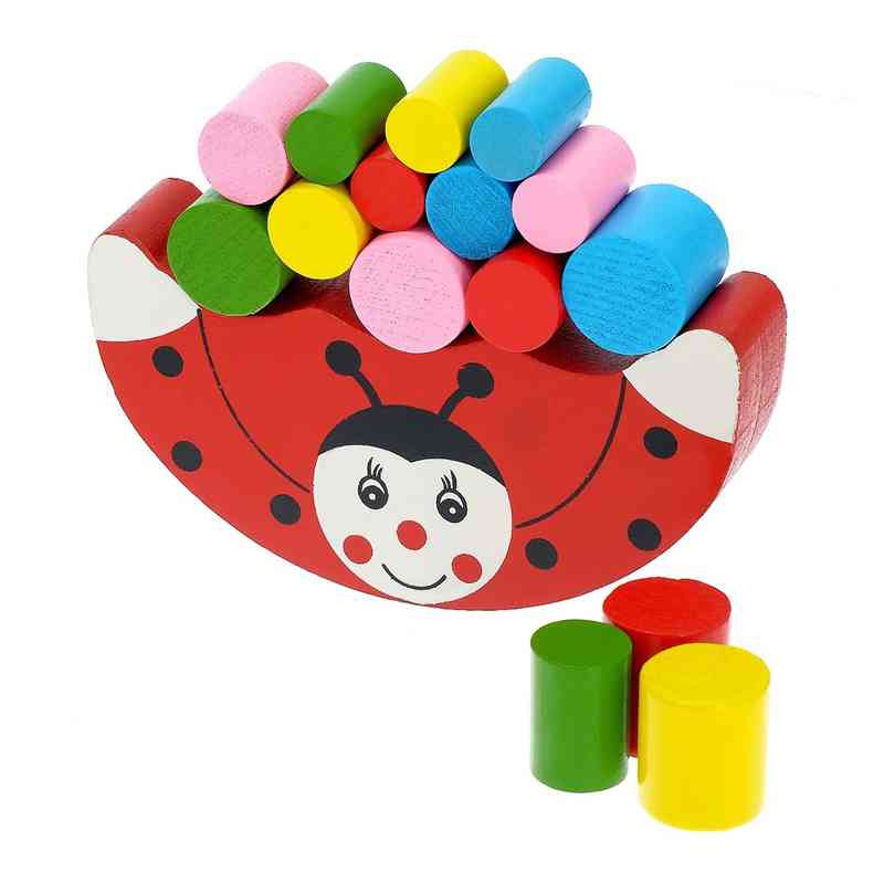Juego de mesa, equilibrio, balance de madera, varios diseños, en caja