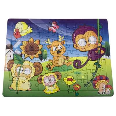 [JU7092] Puzzle de cartón, 70 piezas, en bolsa varios diseños
