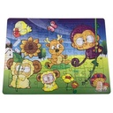 Puzzle de cartón, 70 piezas, en bolsa varios diseños