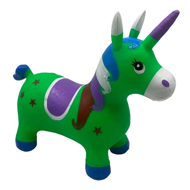 Inflable saltarín unicornio, 1350g