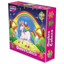 Puzzle de cartón, 100 piezas, unicornios, en caja