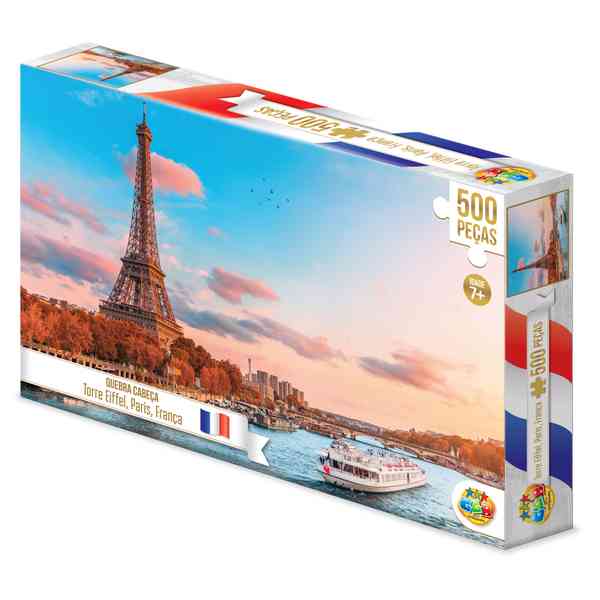 [JU7188] Puzzle de cartón, 500 piezas, París, en caja